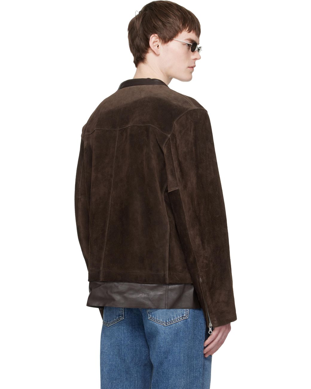 【美品】OUR LEGACY ブラウン　本革スエードシャツ スウェードジャケット OUR LEGACY - DRIFT JACKET Wenge Brown Wet Suede | River