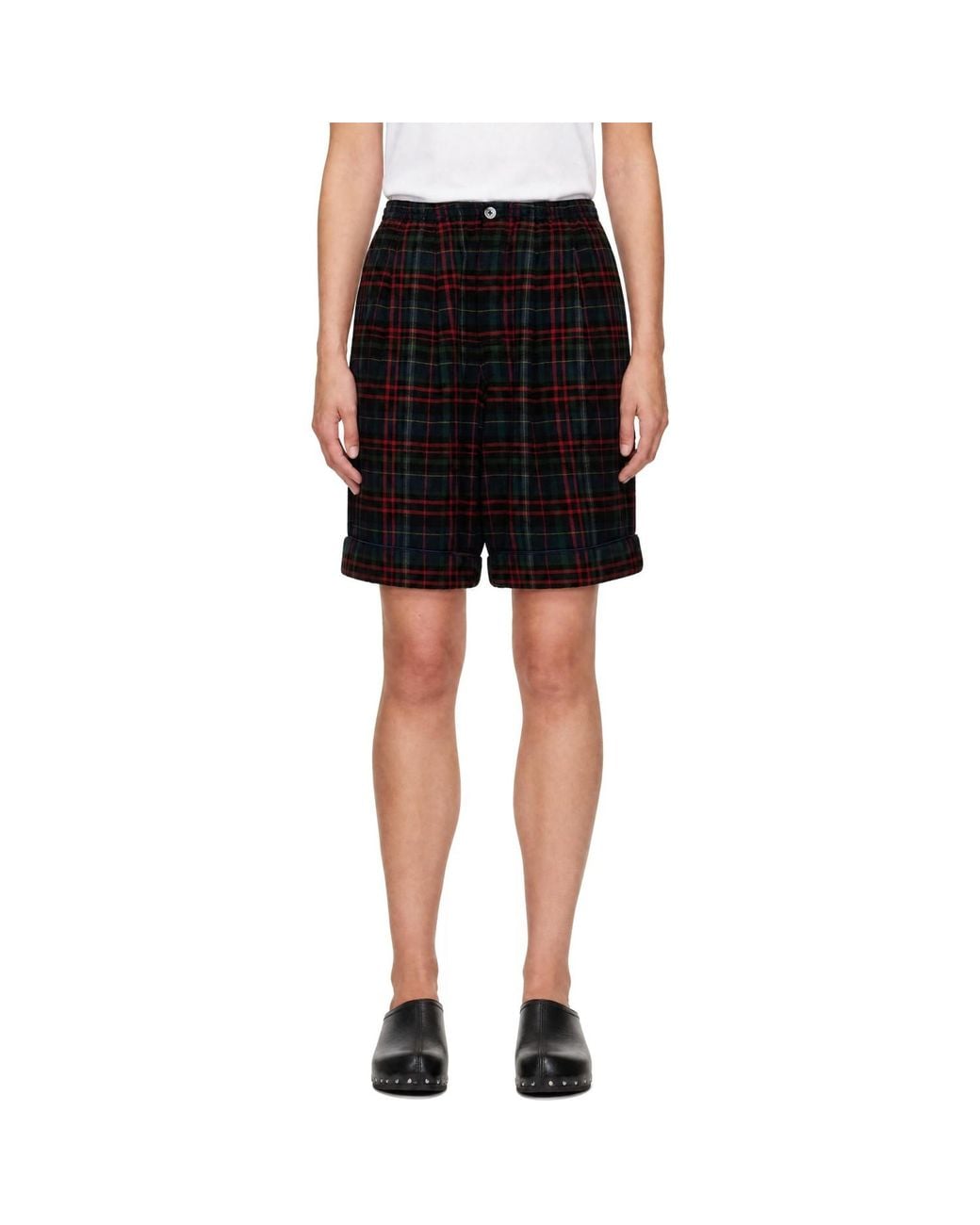 R13 Black Jumbo Pyjama Shorts