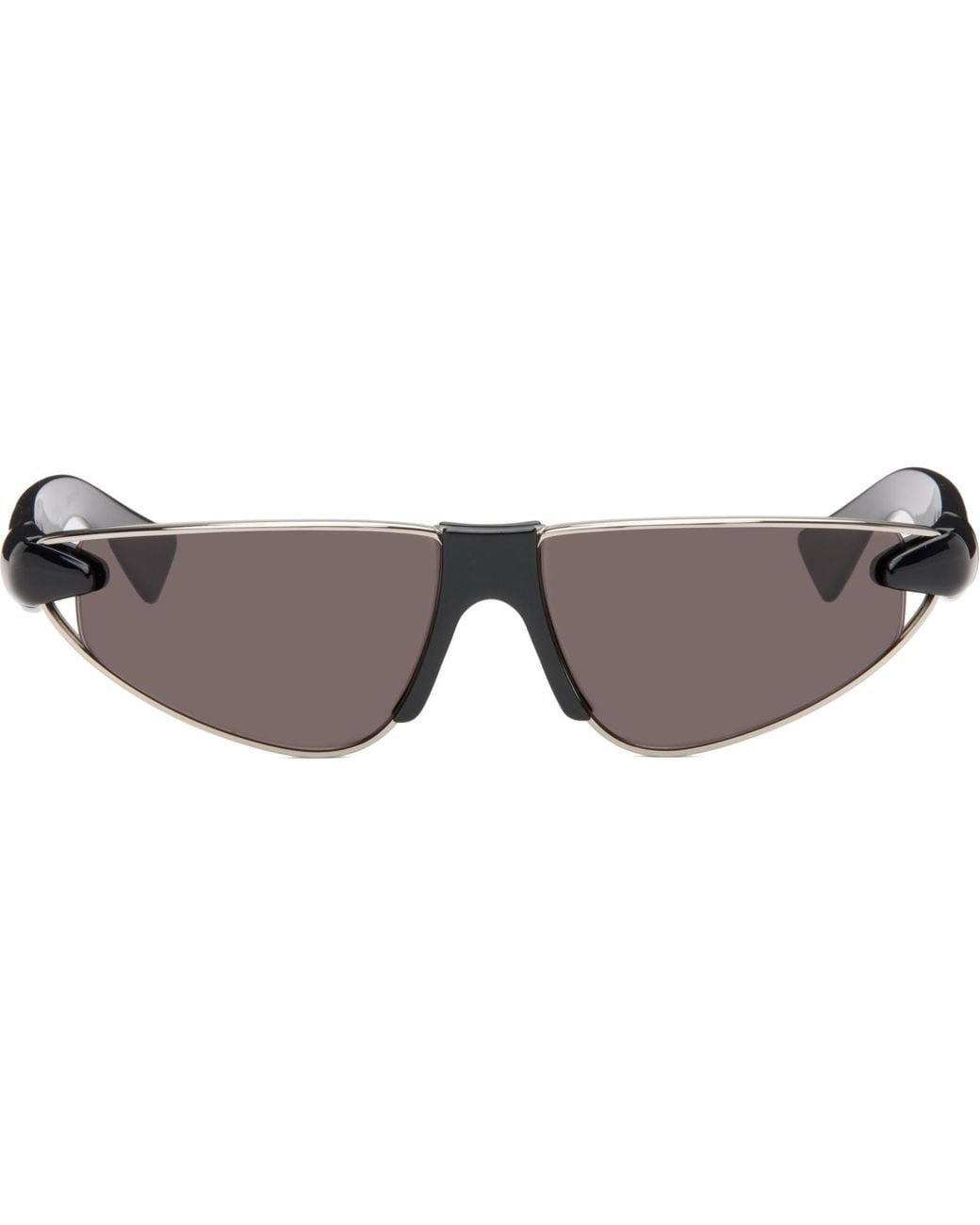 Bottega Veneta Gray Icons Cat Eye Sunglasses for men