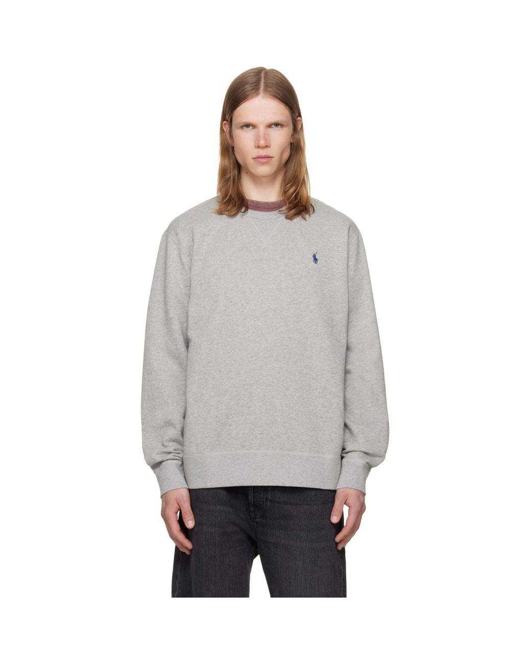 Polo Ralph Lauren Gray 'The Rl Fleece' Sweatshirt for men