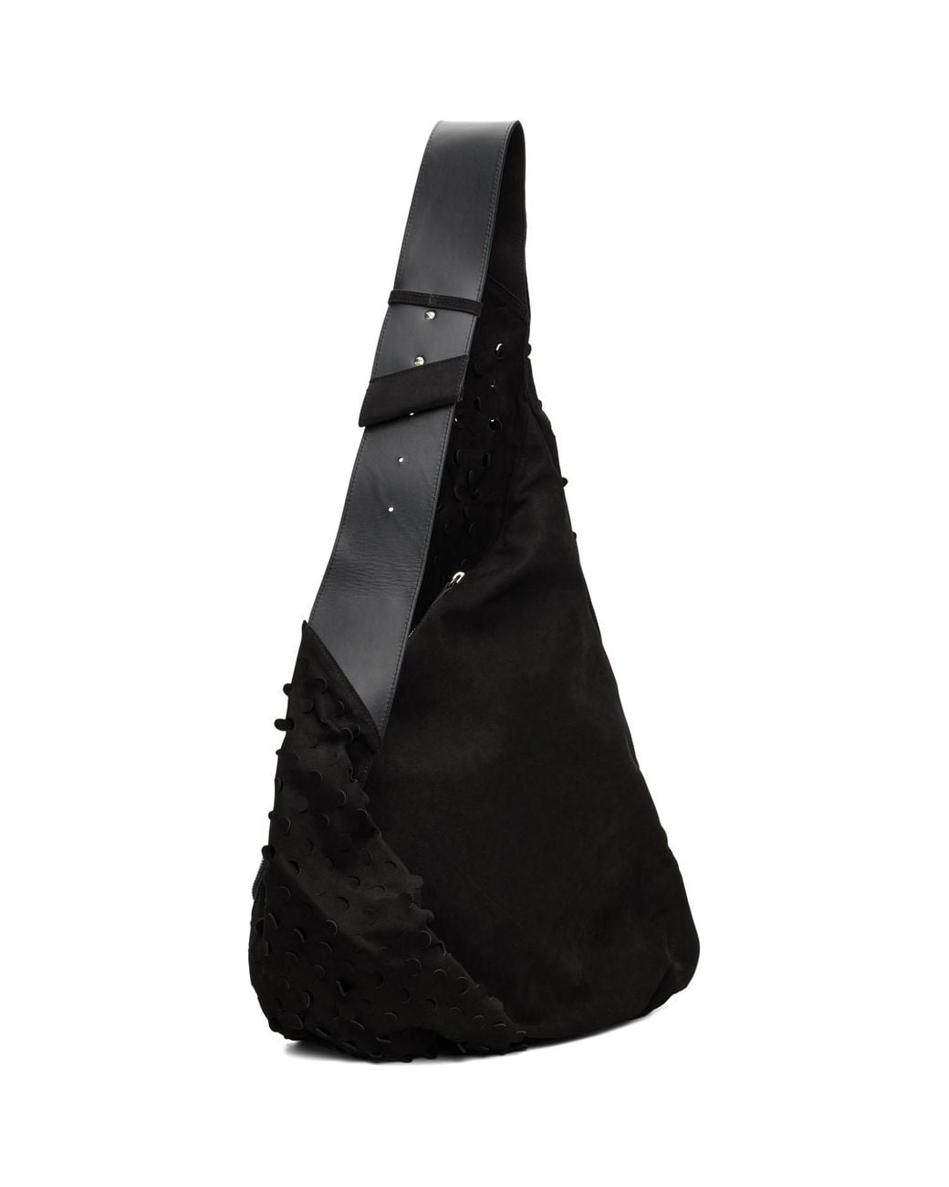 Kiko Kostadinov Black Fiore Twisted Bag