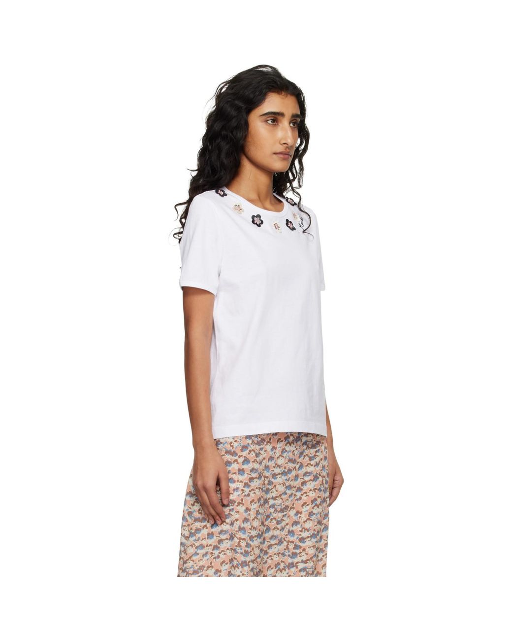 Marni White Cotton Jersey T-Shirt