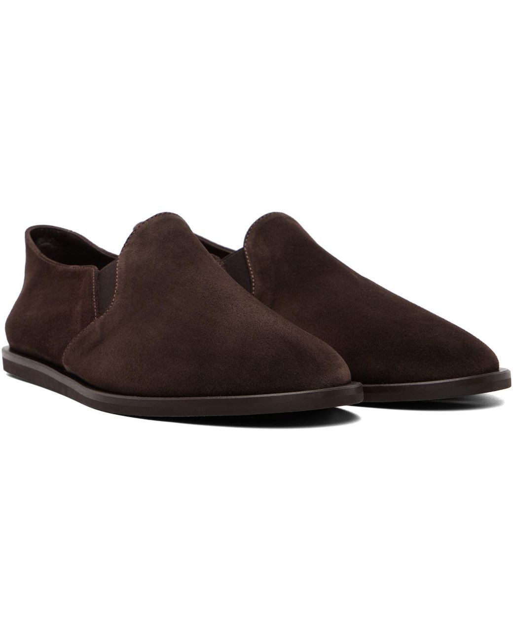 Common Projects Black Suede Slippers for men