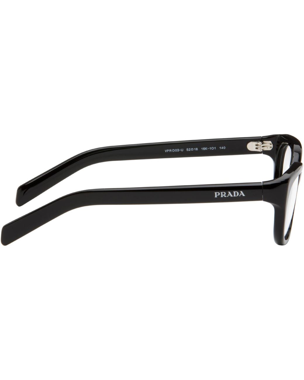 Prada Black Round Glasses