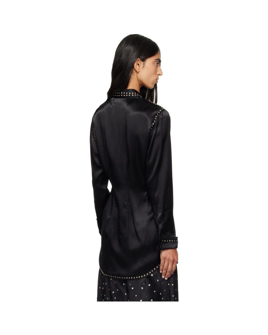 Wales Bonner Black Mystic Shirt