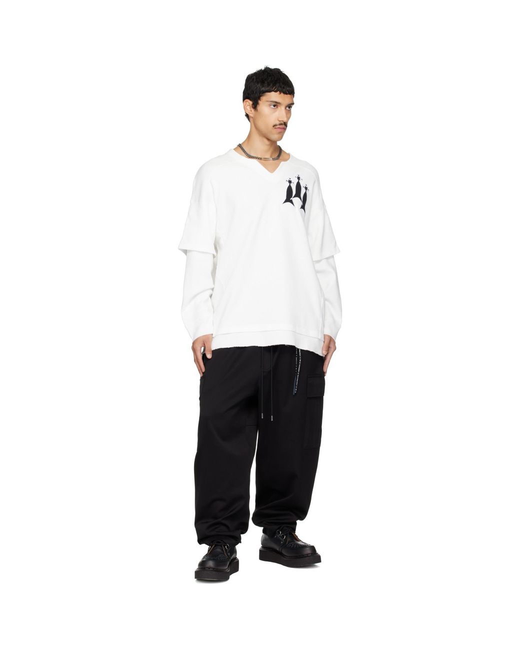 Who Decides War White Futbal Jersey Long Sleeve T-Shirt for men
