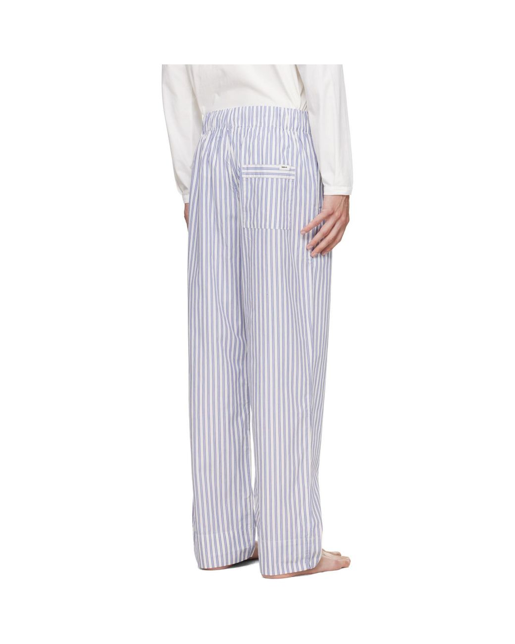 Tekla Purple Poplin Pyjama Pants for men
