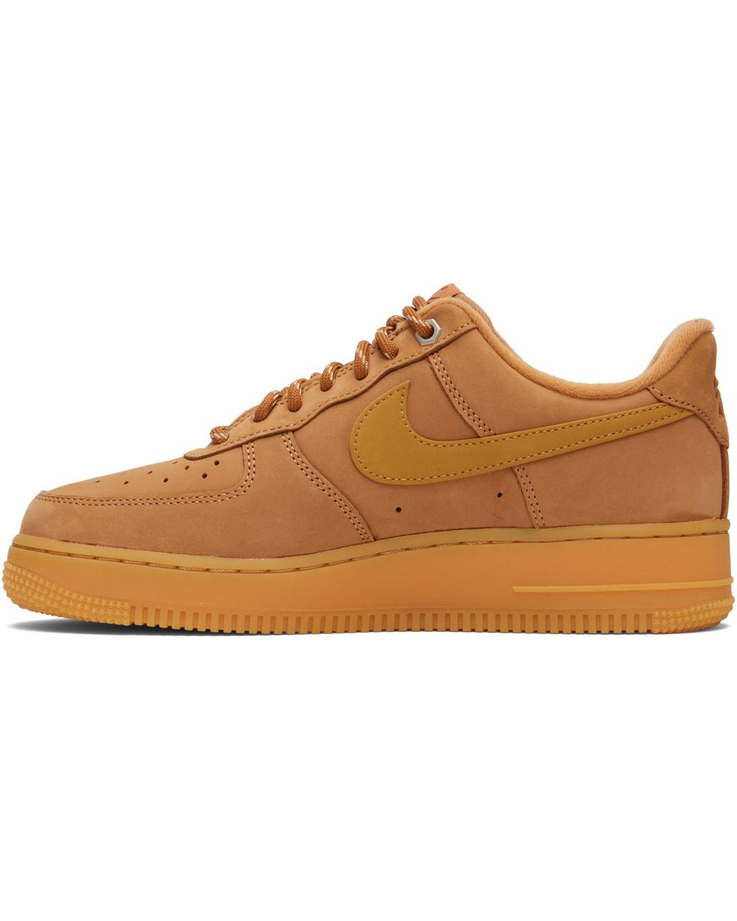 Nike Brown Tan Air Force 1 '07 Sneakers for men