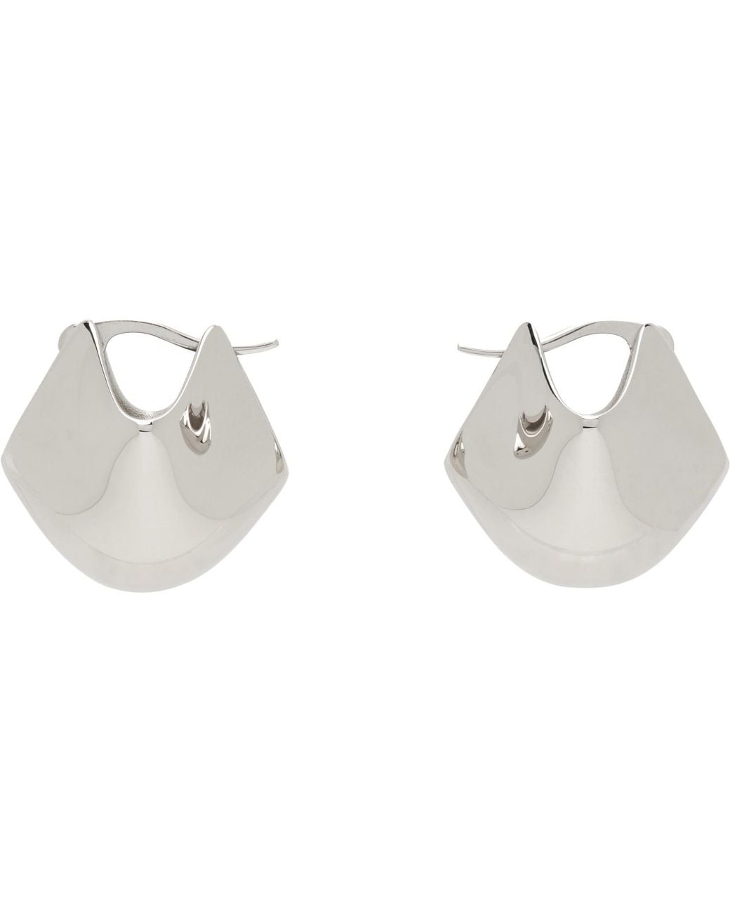 Khaite Metallic Small Lotus Earrings