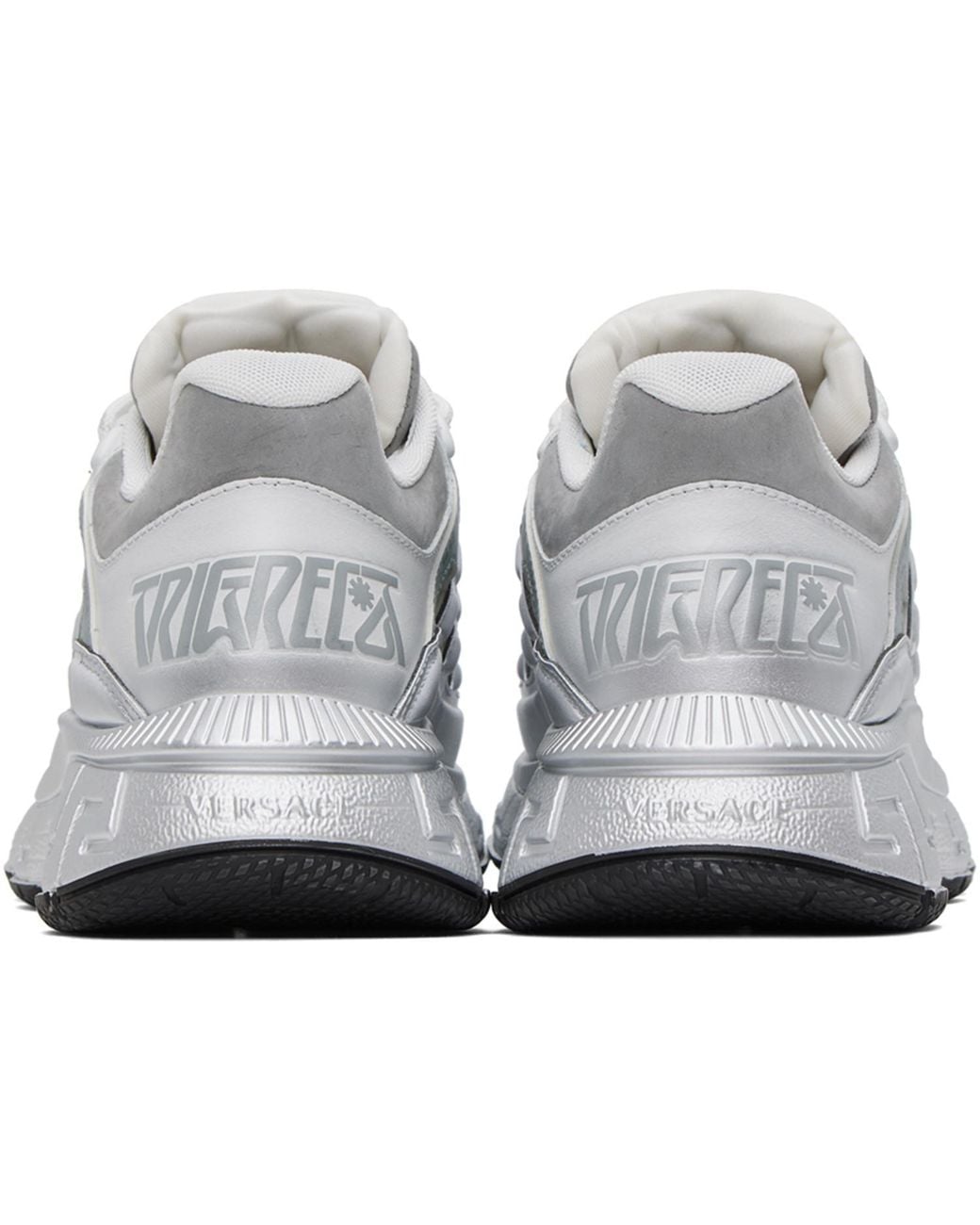 Versace White 'trigreca' Sneakers for men