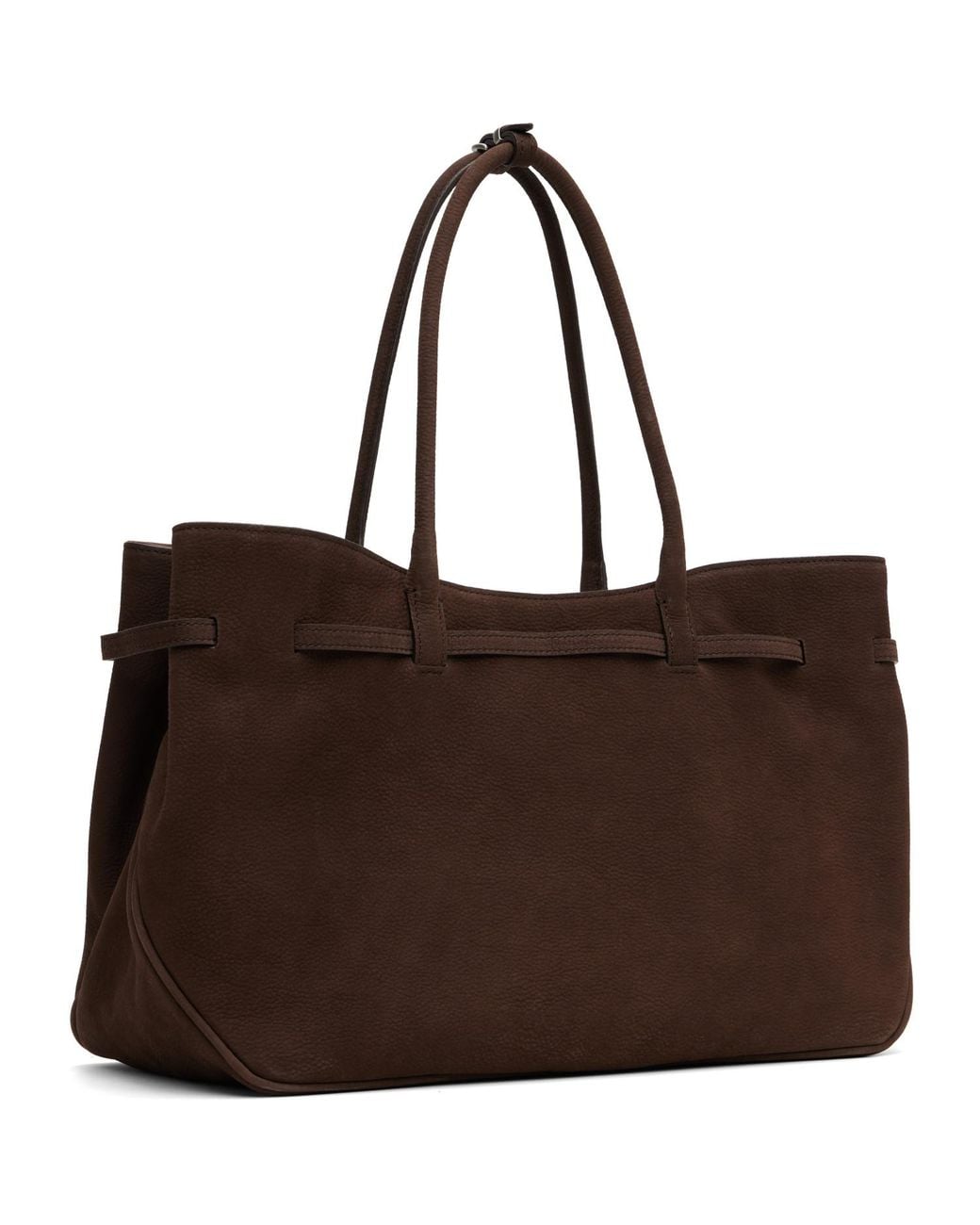 MARGE SHERWOOD Brown Leather 'Grandma' Used Large Bag