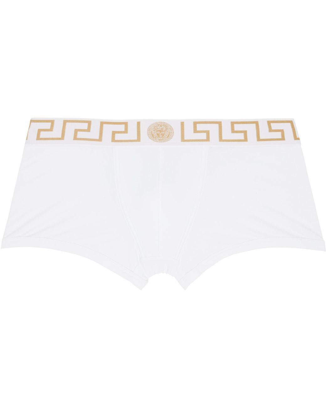 メンズ Versace マルチカラー グレカ ボーダー ボクサーブリーフ 3枚セット Black