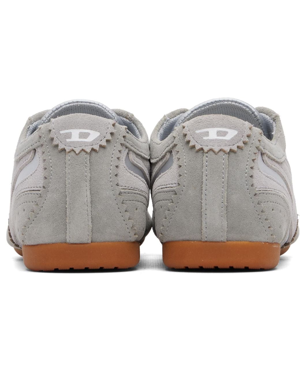 DIESEL Gray D-Mile-Flat Sneakers