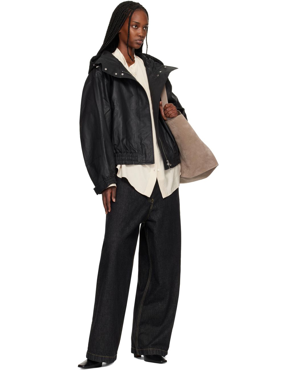 Studio Nicholson Black Cabot Jacket