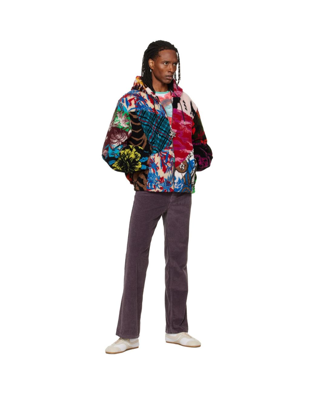 Blouson Multicolore En Molleton À Patchwork Et À Capuche Chopova Lowena pour homme en coloris Red