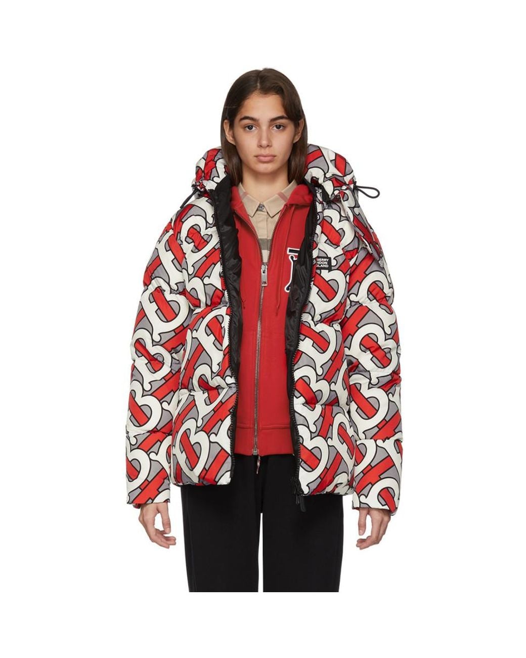 burberry puffer jacket monogram