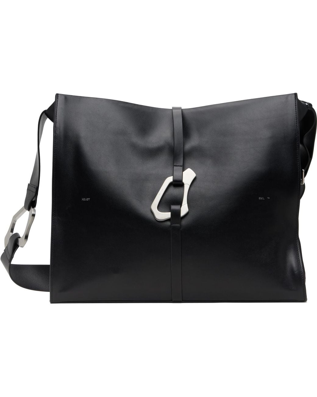 HELIOT EMIL Black Luculent Tote for men