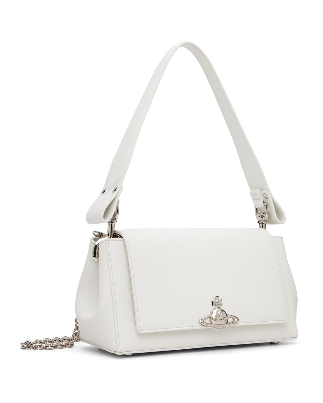 Vivienne Westwood White Hazel Medium Bag