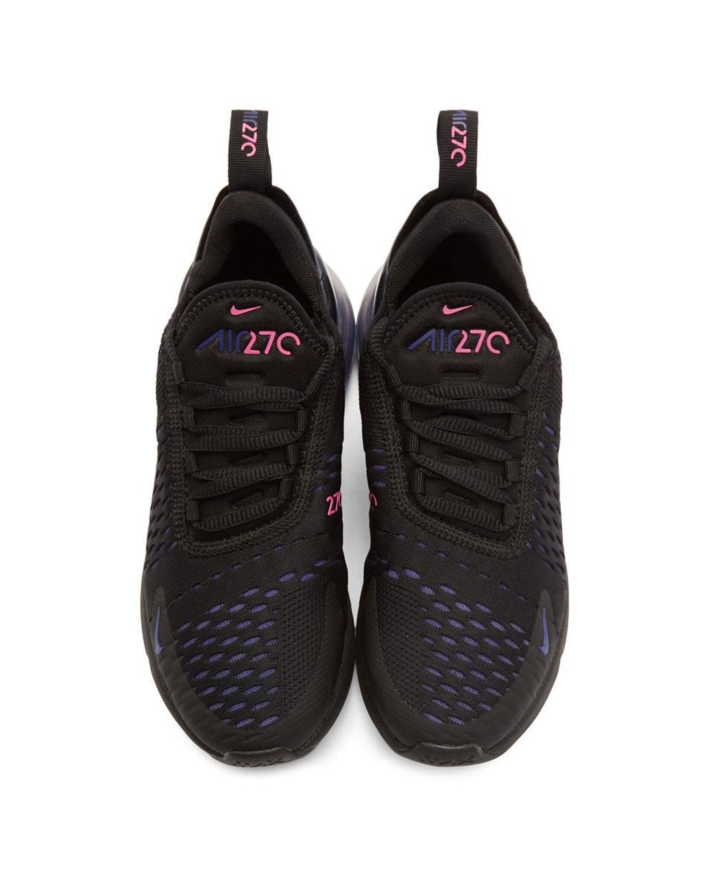 Nike Black And Purple Air Max 270 Sneakers | Lyst