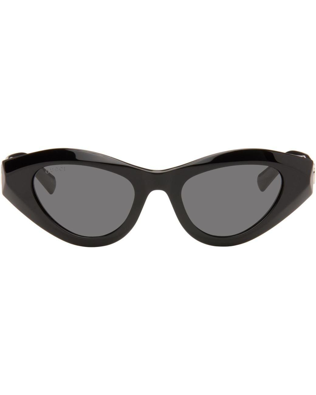 Gucci Gray Geometric-Frame Sunglasses for men