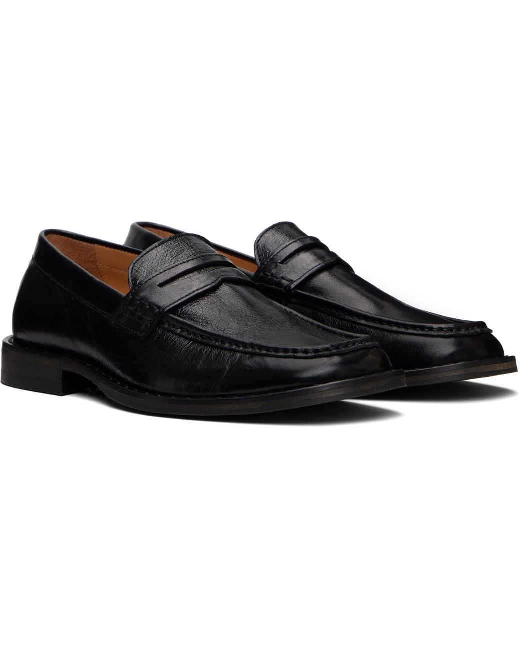 Our Legacy Black Light Loafers