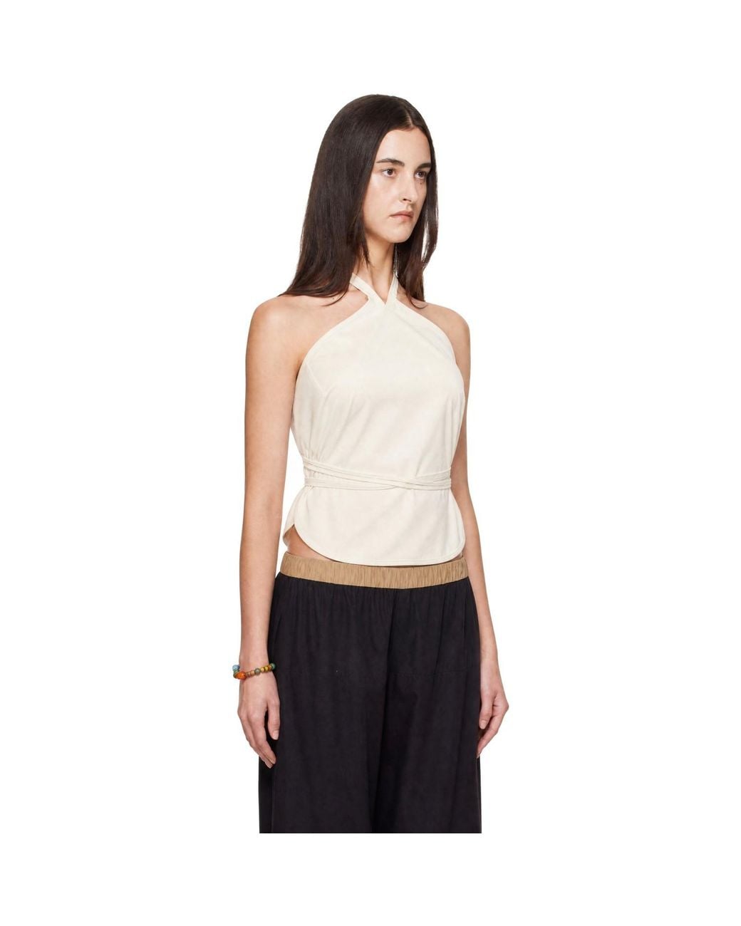 Baserange White Off- Mar Top