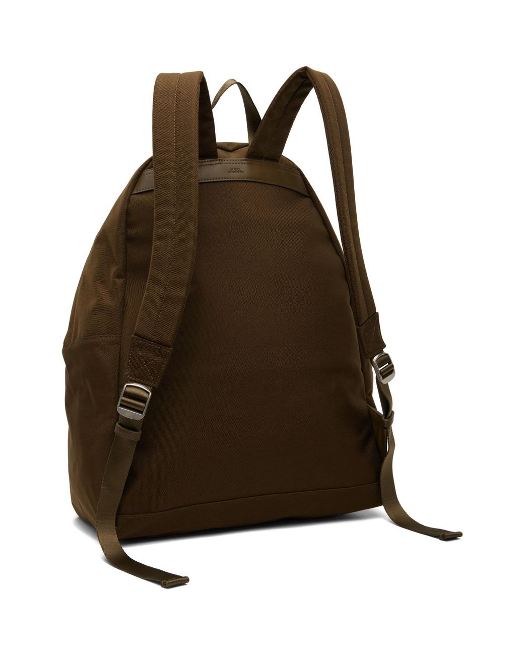 A.P.C. Brown Khaki Backstage Backpack for men