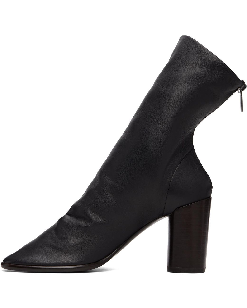 Lemaire Black Glove Ankle Boots