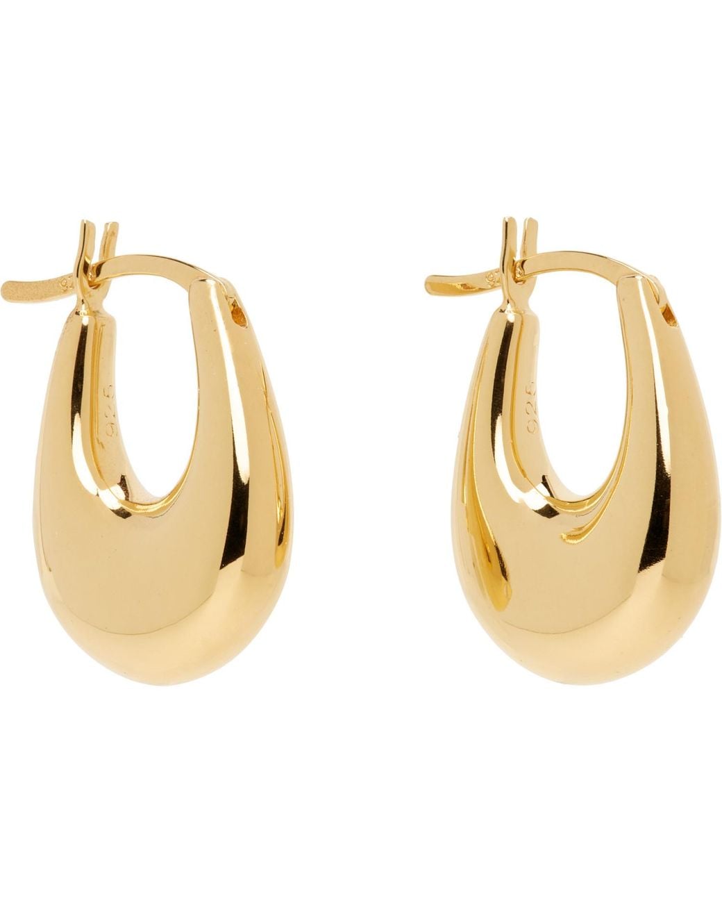 Sophie Buhai Black Small Etruscan Hoop Earrings