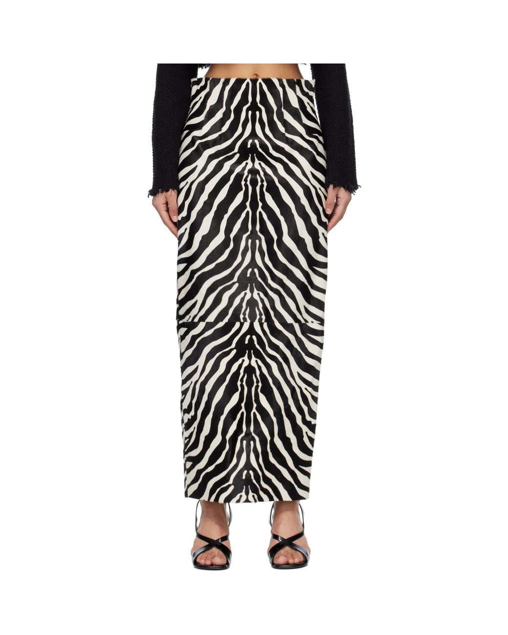 Khaite Black Loxley Maxi Skirt