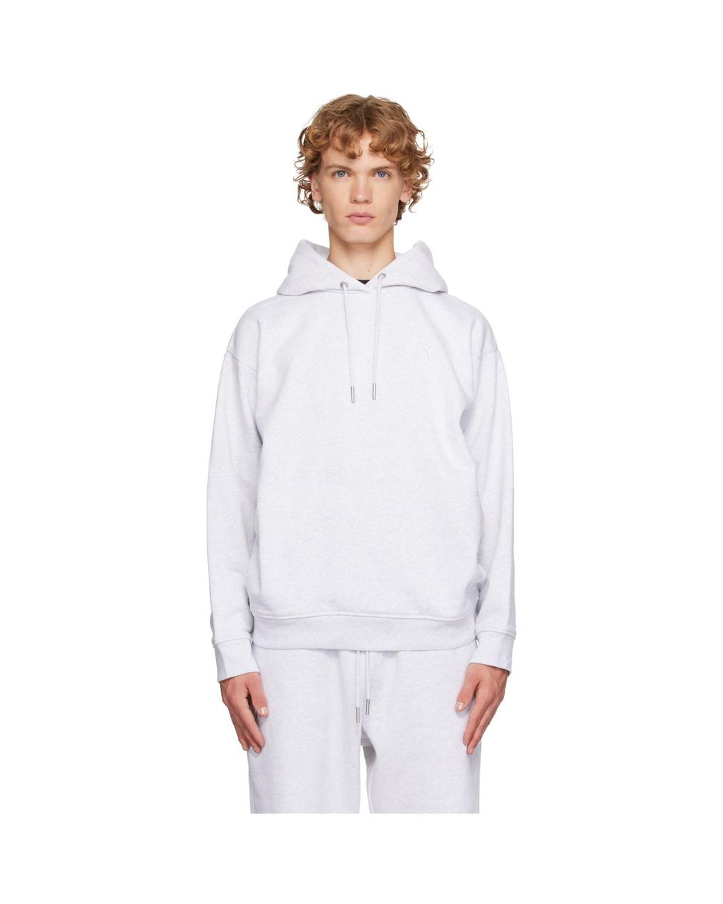 On Shoes White 'Club Collective' Hoodie for men