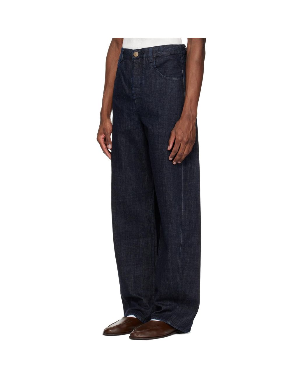 Jacquemus Blue 'The Mirada De-Nîmes Denim' Jeans for men