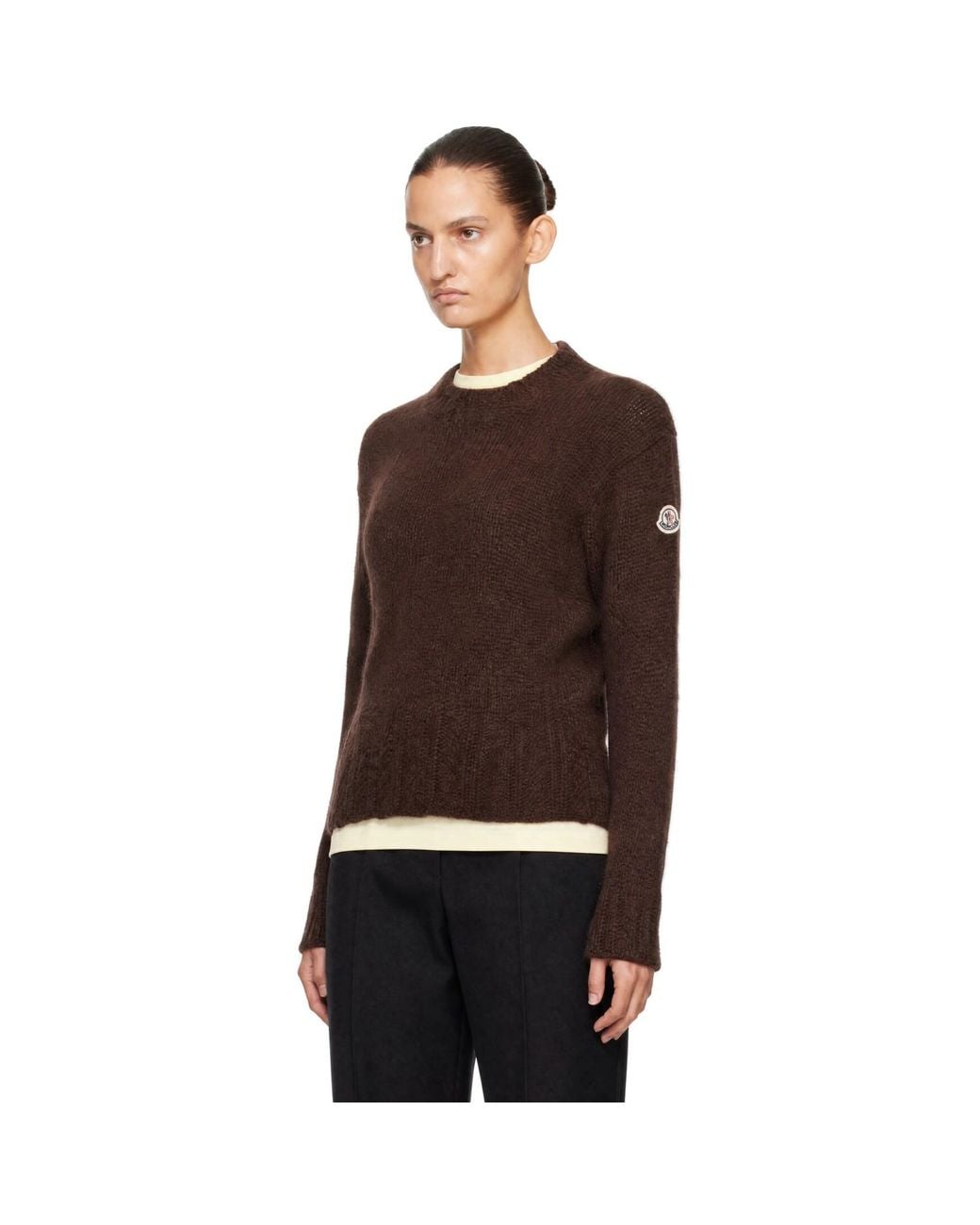 Moncler Brown Alpaca Blend Sweater