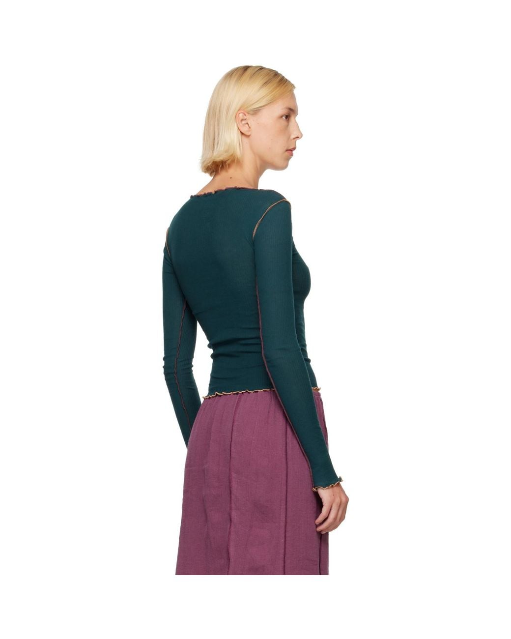 Baserange Green Vein Long Sleeve T-Shirt