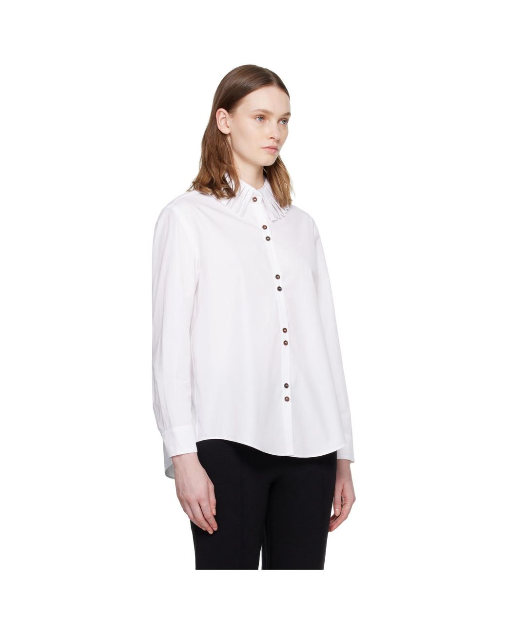 Super Yaya White Necklace Shirt