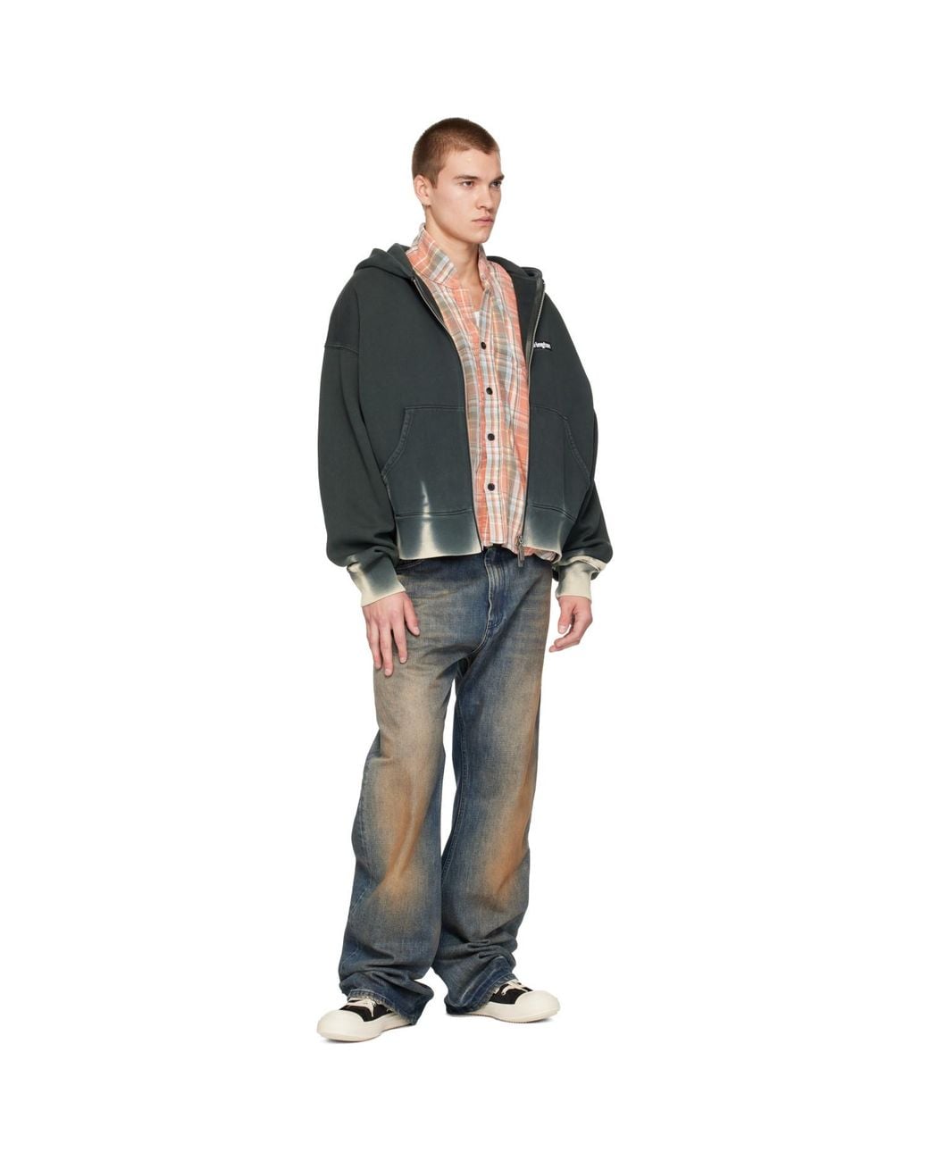 RIVINGTON roi Rebis Black Dark Country Cva Zip Hoodie for men