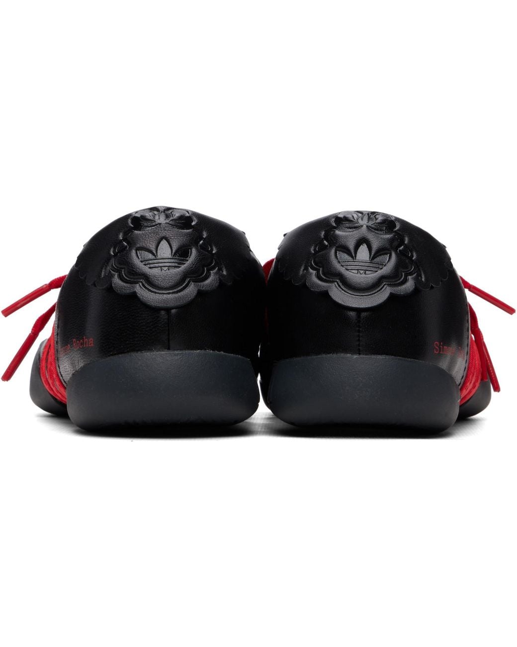 Simone Rocha Red Adidas Originals Edition Taekwondo Ballerina Sneakers