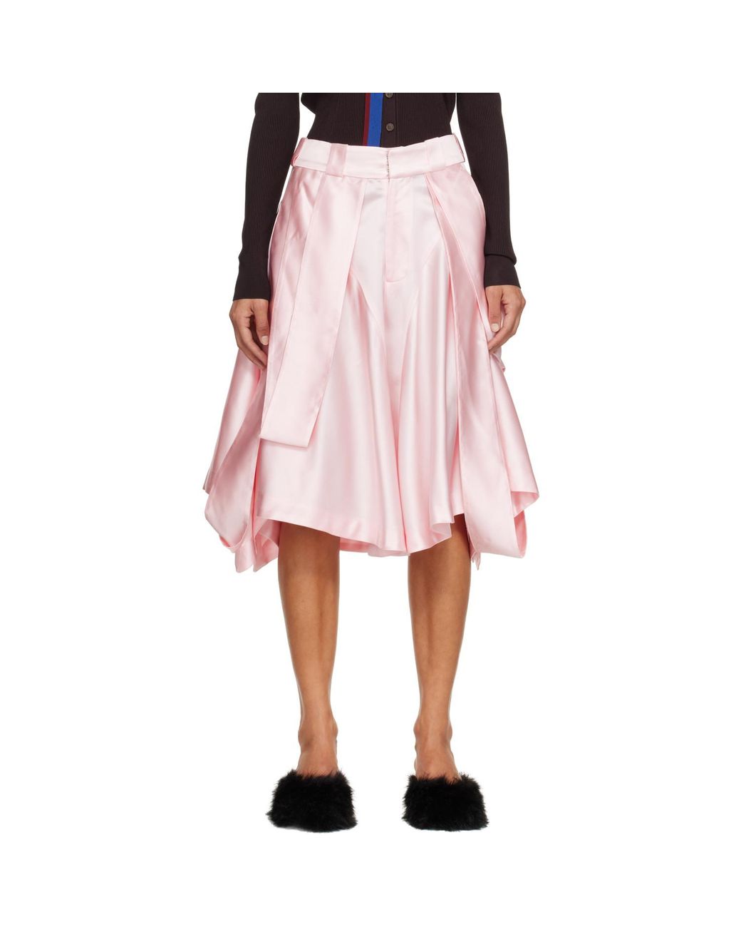 Abra Pink Panel Shorts