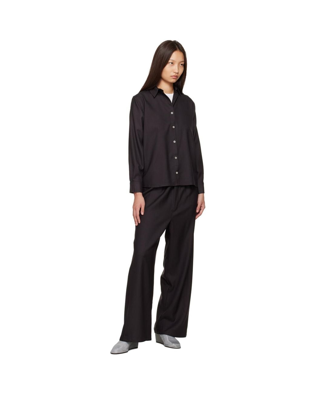 Baserange Black Stoa Lounge Pants