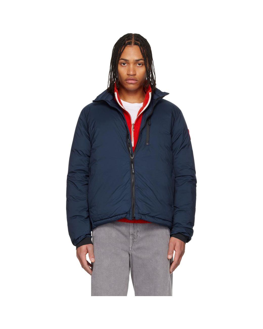 Canada Goose Blue Lodge Down Jacket for men