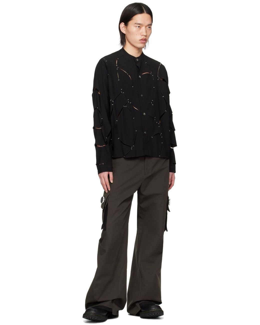 CMMAWEAR Ssense Exclusive Gaia Cargo Pants in Black for Men