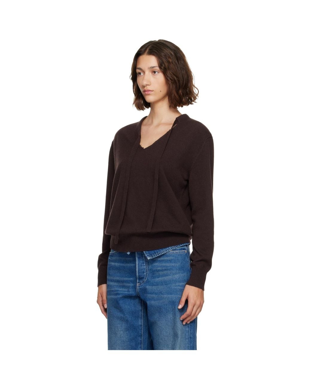 Dries Van Noten Black Cashmere Sweater