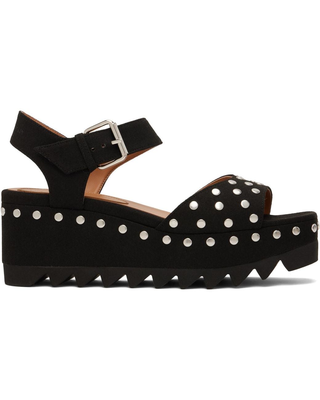 Stella McCartney Black Elyse Heeled Sandals