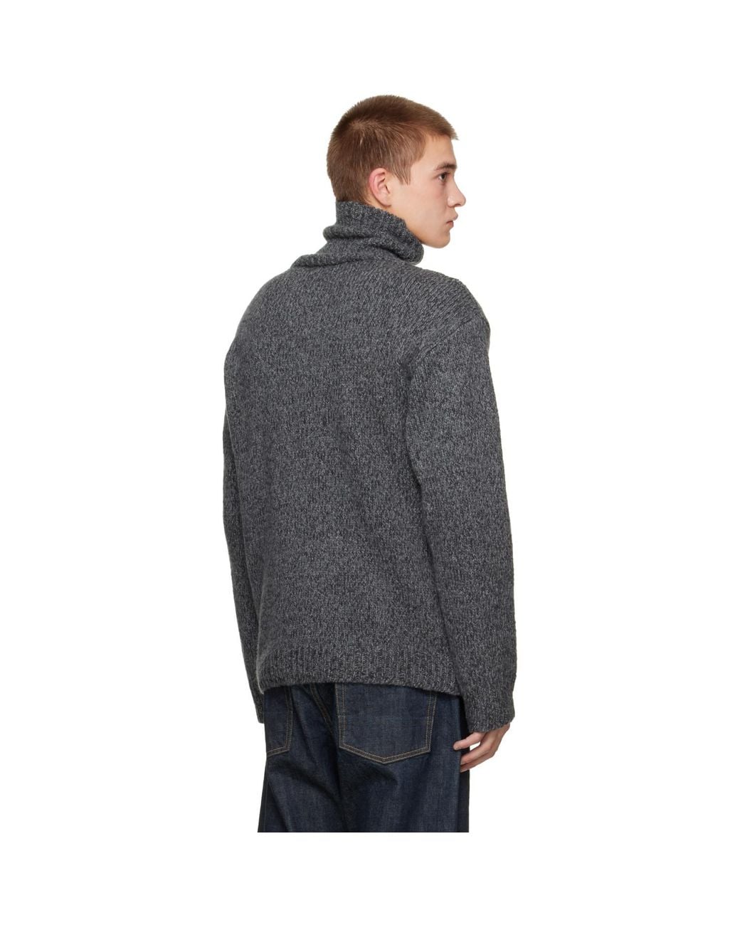 Our Legacy Gray Popover Turtleneck for men