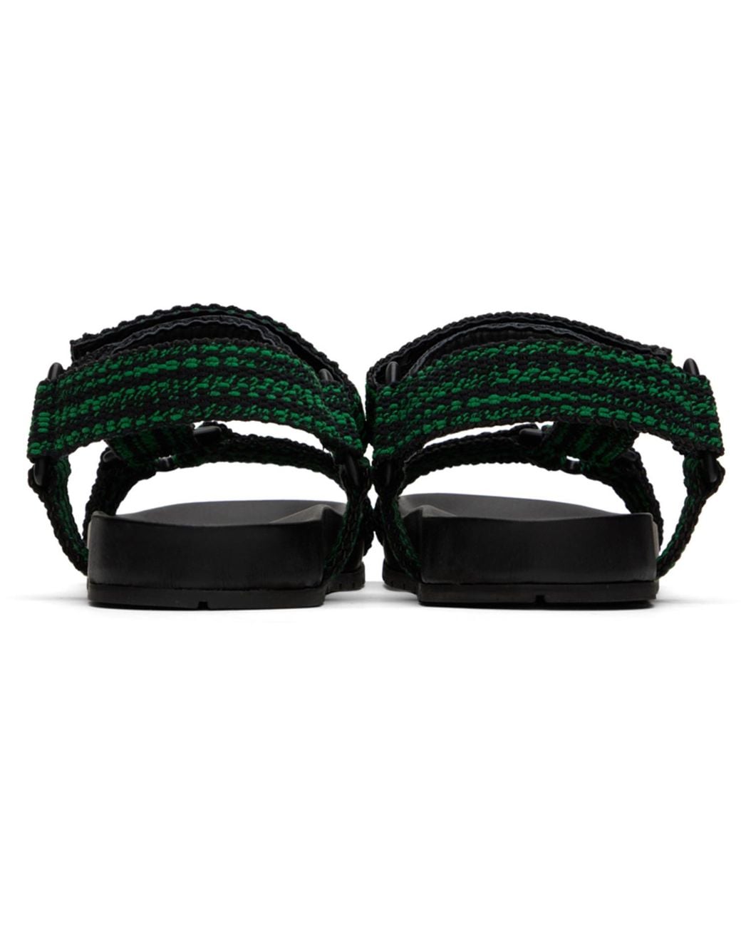 Bottega Veneta Black Trip Sandals for men