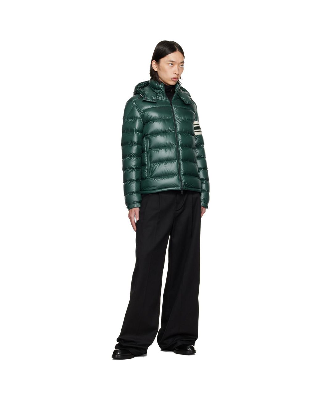 Moncler Green Archivio Landre Down Jacket for men
