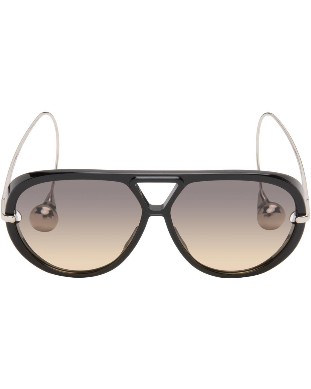 Bottega Veneta Brown Drop Aviator Sunglasses for men