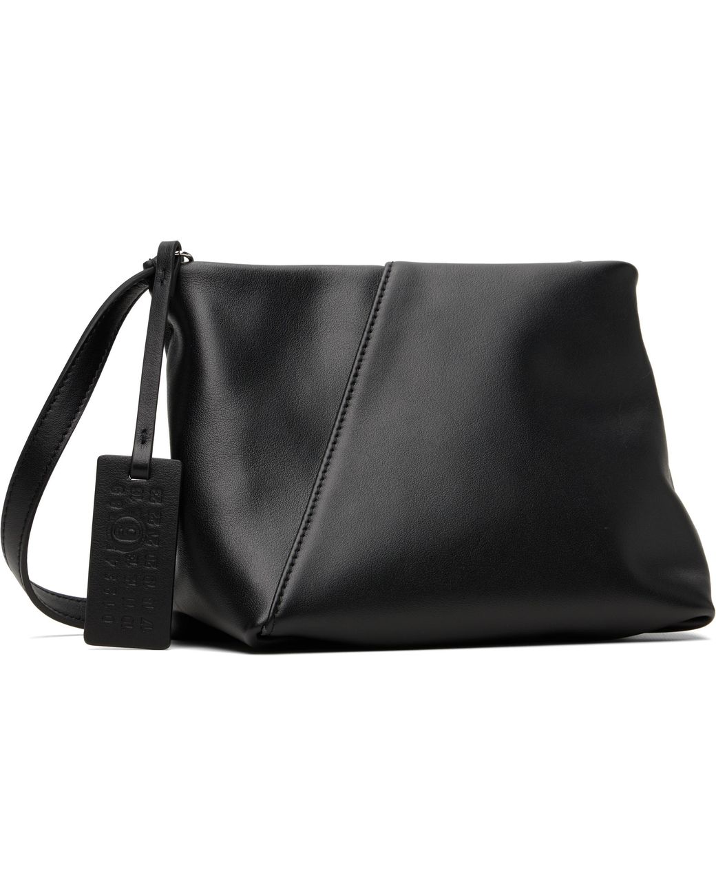 メンズ MM6 by Maison Margiela ブラック Origami ショルダーバッグ Black