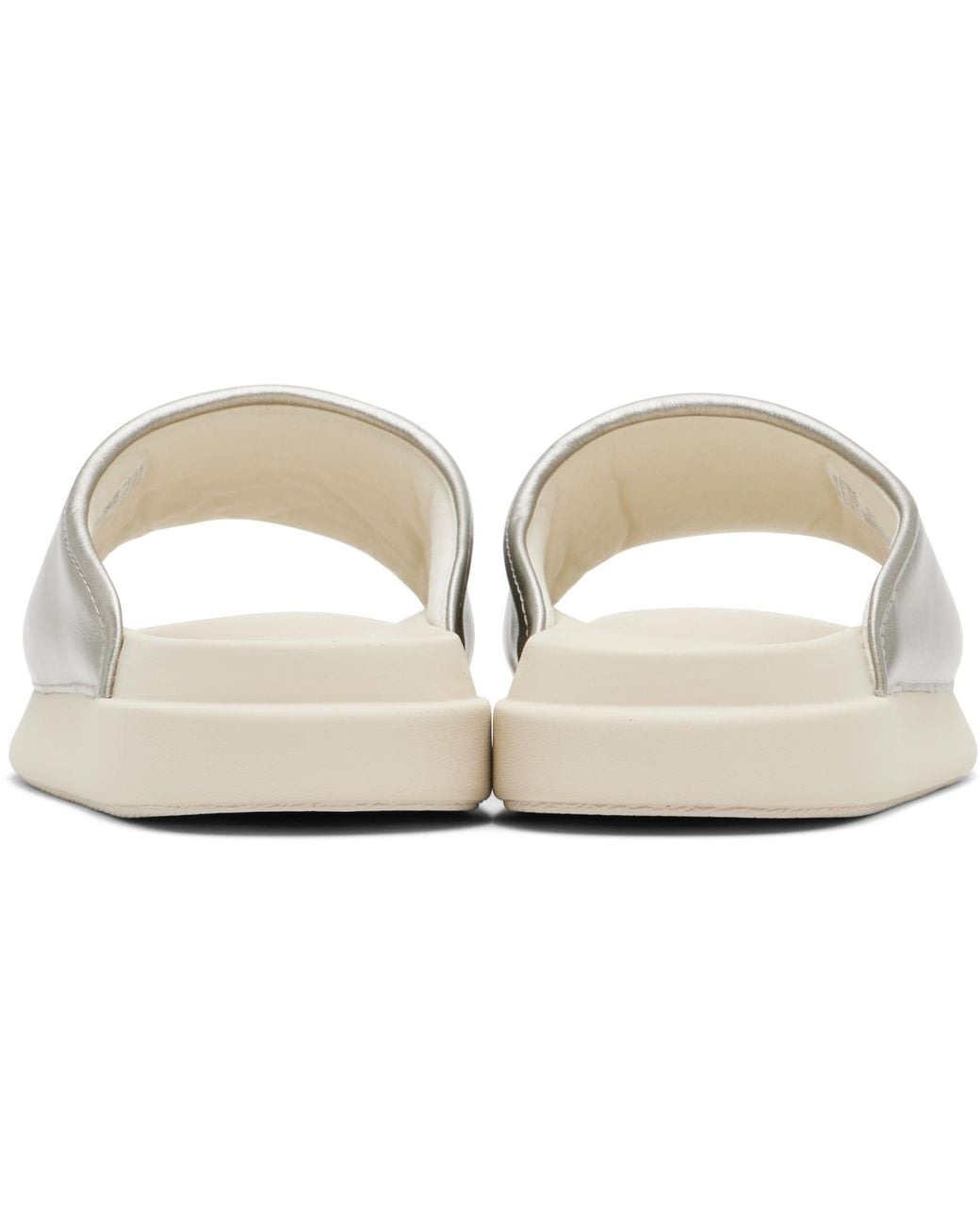 Y-3 White Slides for men