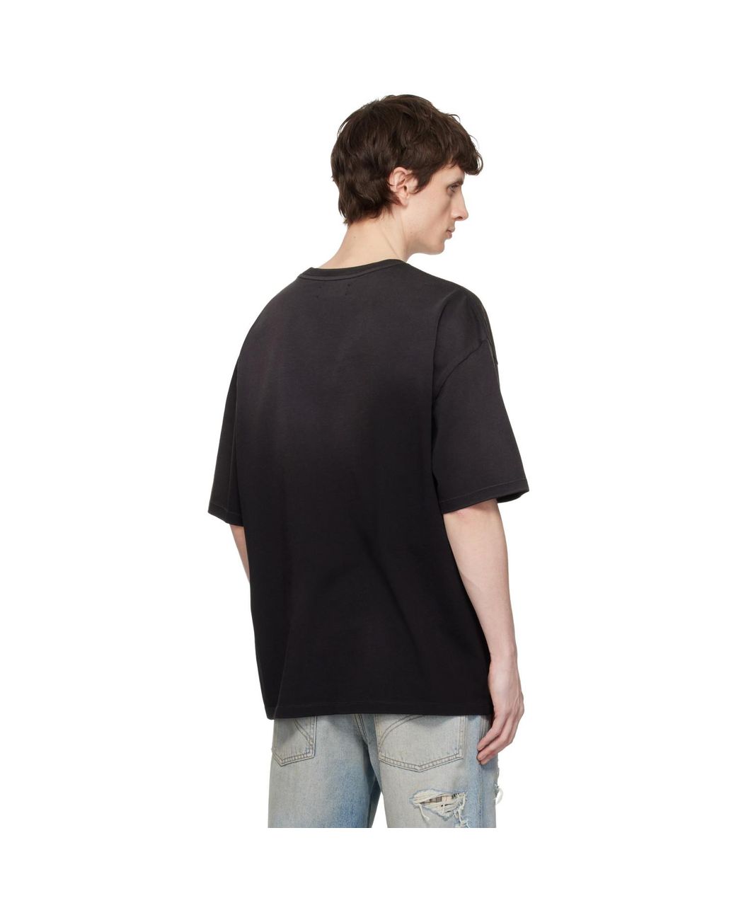 Amiri Black Ribbon' Oversized T-Shirt for men